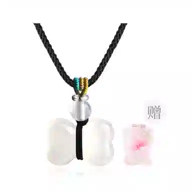 老凤祥 可爱猫咪 新中式国风显白 浪漫甜蜜风 轻奢小众精致百搭时尚设计玉坠#好运 玉髓 项链 男女同款情侣款