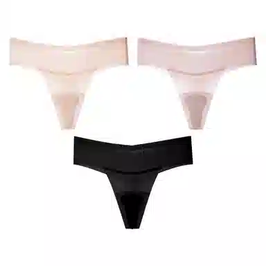 二三二三 隐形无痕运动瑜伽防尴尬线超薄一片式透气吸汗亲肤舒适不夹臀简约百搭日常短裤 丁字裤 女款