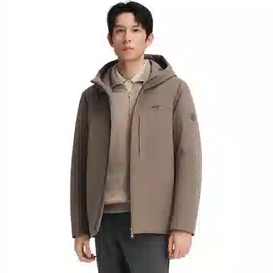 波司登 经典商务保暖连帽羽绒服 男款