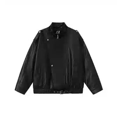 FORNINES PU Biker Jacket