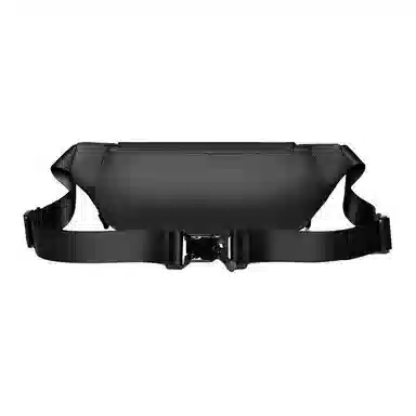 度森袋鼠 高颜值机能风休闲骑行通勤防水 牛津布 腰包 常规 男款 黑色