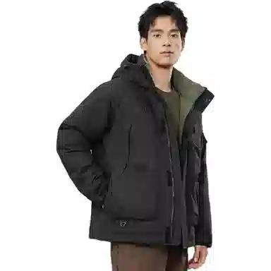 鸭鸭 新山系系列时尚户外登山休闲防寒防风冲锋衣羽绒服 男女同款