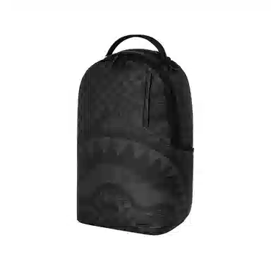 SPRAYGROUND Shark Logo Checkerboard Backpack Black Gray