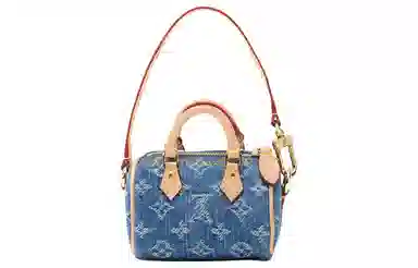 Louis Vuitton Speedy Denim Bucket Bag