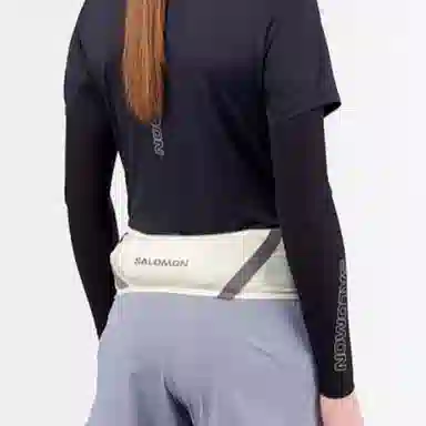 Salomon Logo Waist Bag S/M/L Off White