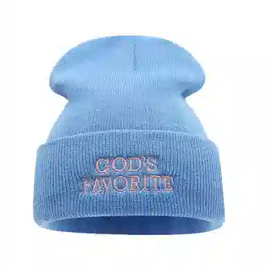 氧气樱桃 欧美户外运动时尚针织街头时尚辣妹字母 腈纶 绒线帽 男女同款情侣款