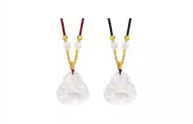 百利金 本命佛公 国潮复古新中式平安纳福吉祥顺遂本命年精致轻奢经典百搭小众设计转运珠吊坠锁骨链#好运 玉髓 项链 男女同款情侣款