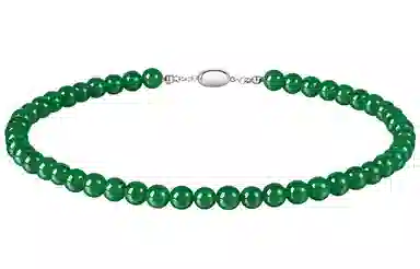 石头记 绿串珠锁骨链 吉祥如意 吸金平安喜乐新中式浪漫复古 招财纳福 显白贵气高级感通勤百搭 #好运 礼盒 玛瑙 项链 女款