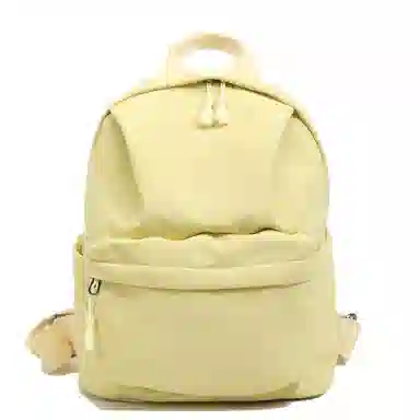 醇龙 古着感纯色防水电脑登山背包 尼龙 双肩包 男女同款情侣款 多色