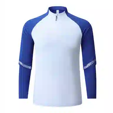 户外多场景适用速干吸湿排汗半拉链运动上健身衣 男款