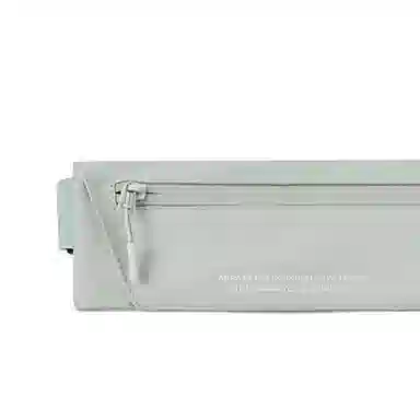 特步 轻便潮流便携跑步运动 织物 腰包 男女同款情侣款 灰色