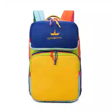 醇龙 多巴胺大容量轻便撞色时尚潮流 牛津布 双肩包 常规 男女同款情侣款 多色