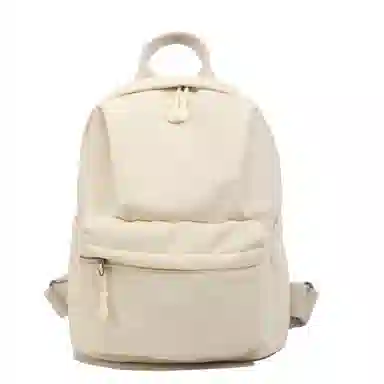 醇龙 古着感纯色防水电脑登山背包 尼龙 双肩包 男女同款情侣款 多色