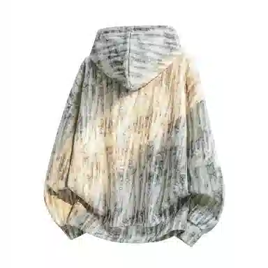 Dunhuang Vintage Tie-Dye Hoodie
