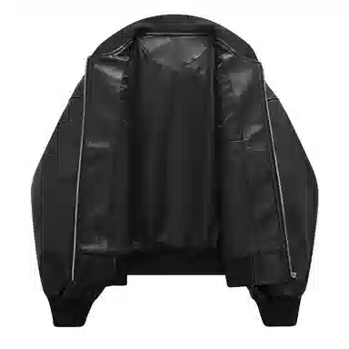 SNOW FLYING Pilot PU Leather Jacket