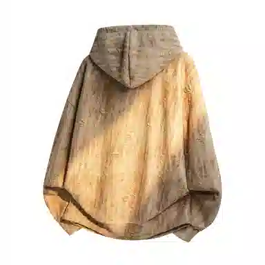 Dunhuang Vintage Tie-Dye Hoodie