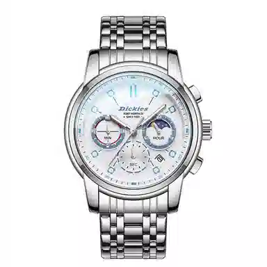 Dickies Urban Outdoor Watch Quartz Steel Strap White Dial Multifunction