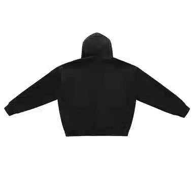 【dme】 日式简约复古休闲宽松重磅港风运动日常户外拉链连帽潮牌口袋百搭纯色长袖上衣秋季情侣外套卫衣 男女同款