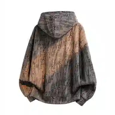 Dunhuang Vintage Tie-Dye Hoodie