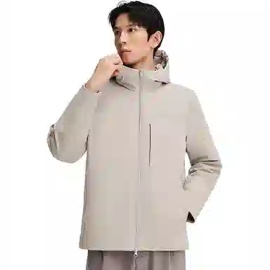 波司登 经典商务保暖连帽羽绒服 男款