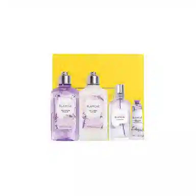 欧舒丹 白色薰衣草身体乳沐浴露套装教礼盒 清爽