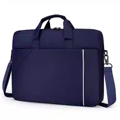 德力熊 时尚简约纯色百搭商务通勤便携 牛津布 公文包 男款 多色