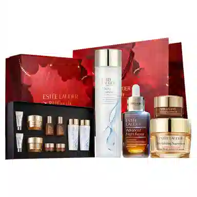 雅诗兰黛 小棕瓶清爽护肤套装 舒缓保湿 六件套