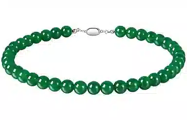 石头记 绿串珠锁骨链 吉祥如意 吸金平安喜乐新中式浪漫复古 招财纳福 显白贵气高级感通勤百搭 #好运 礼盒 玛瑙 项链 女款