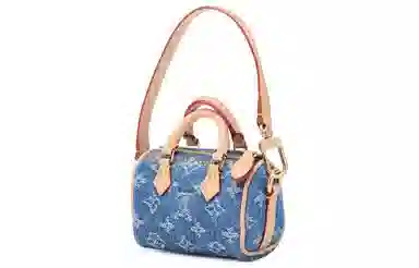 Louis Vuitton Speedy Denim Bucket Bag