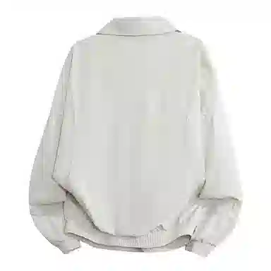 红蜻蜓 美式高街复古闪电数字字母印花宽松百搭舒适防风保暖休闲薄款棒球服外套夹克 男女同款
