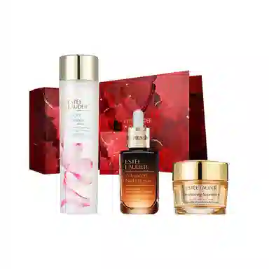 雅诗兰黛 小棕瓶眼面修护护肤套装 清爽补水