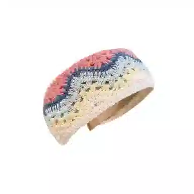 希铃 田园甜美宽边针织 涤纶 发箍 女款