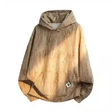 Dunhuang Vintage Tie-Dye Hoodie