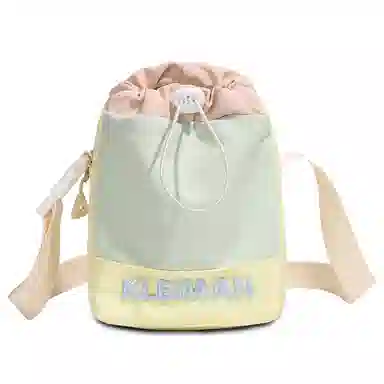 醇龙 可爱多巴胺运动撞色雨伞水壶包少女轻便 尼龙 单肩包 女款 多色