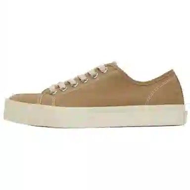 Maison Margiela Tabi Low Canvas Sneakers Light Brown