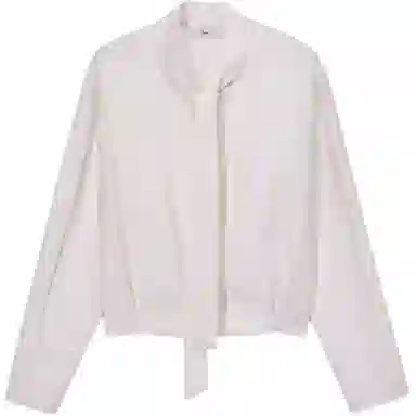 Dunst TIE BLOUSE CREAM