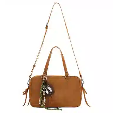 MCMIKO Butterfly Boston Bag Brown