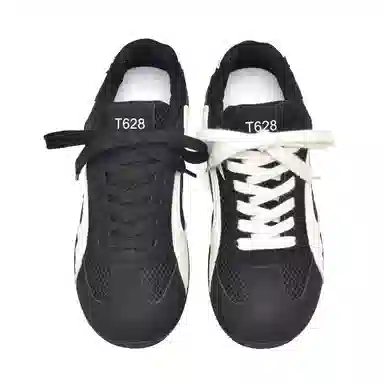 T628 Synthetic Leather Low Casual Sneakers