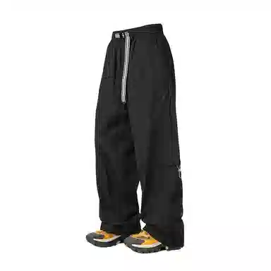 希越 美式复古褶皱直筒户外防水防静电耐磨抗皱工装休闲裤 男款