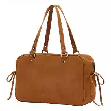 MCMIKO Butterfly Boston Bag Brown