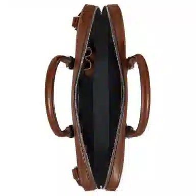 Montblanc Meisterstück Classic Leather Briefcase Maple Brown