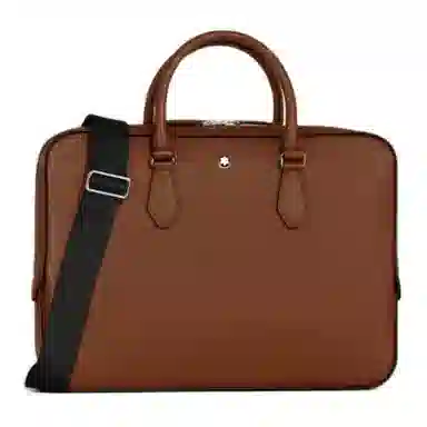 Montblanc Meisterstück Classic Leather Briefcase Maple Brown