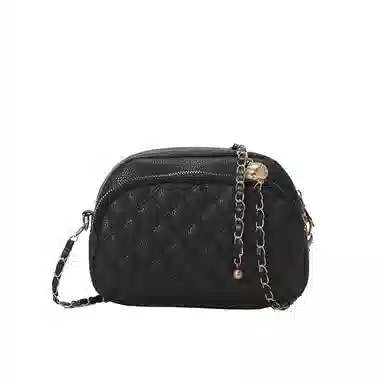 NX Doughnut Plaid Chain Shoulder Bag