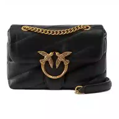 PINKO Puff Classic Quilted Leather Bag