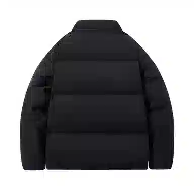 鸭鸭 美拉德风加厚保暖鸭绒休闲宽松立领无帽无性别面包服暗黑羽绒服外套 男女同款