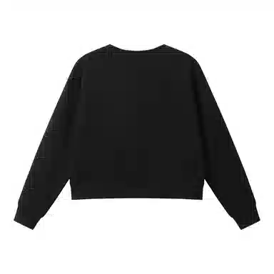 欧迪芬 美式复古高街短款无帽圆领上衣显瘦小个子百搭运动宽松休闲修身舒适亲肤卫衣 女款