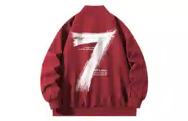 FONDLOOK Digital 7 Logo Coach Jacket
