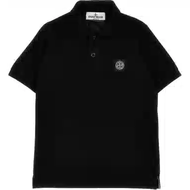 Stone Island Polo Shirt Kids Black