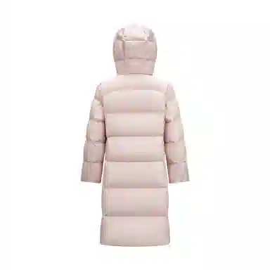 森马 超级植物系列 纯色防水加厚保暖连帽中长款羽绒服 女款