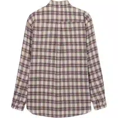 Dunst UNISEX CHECK FLANNEL SHIRT SOFT PINK